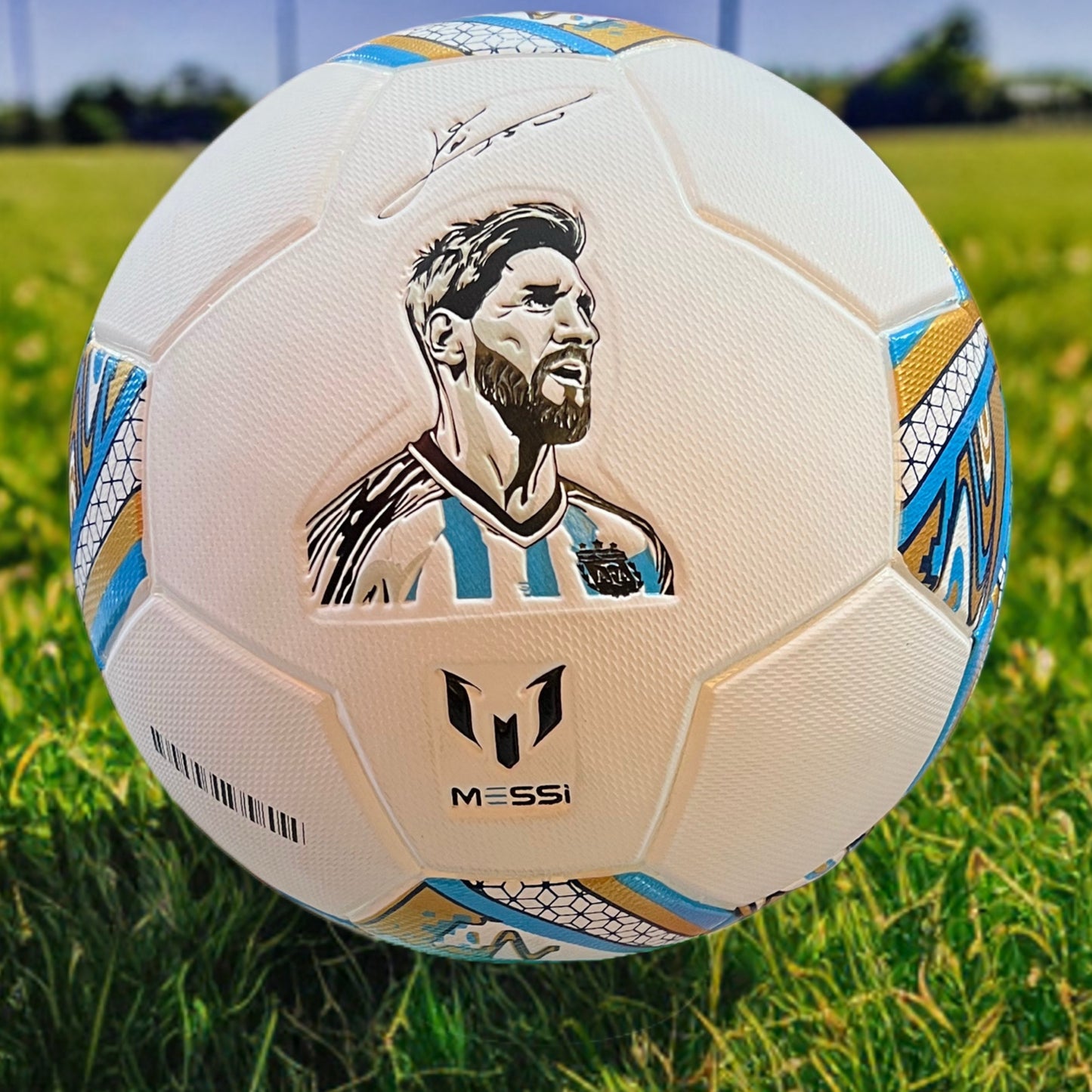 BALON DE FUTBOL N°5 MESSI CHAMPIONS