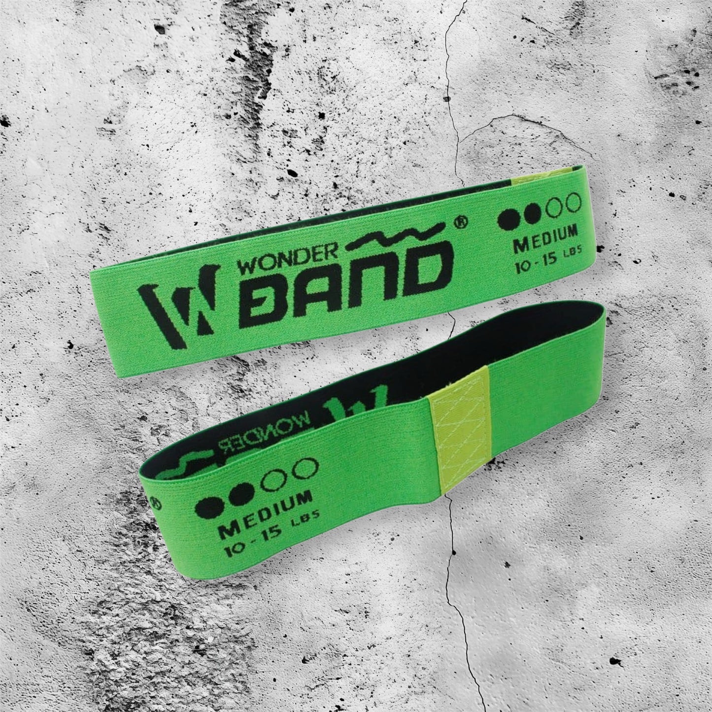 BANDA CERRADA EN TELA VERDE