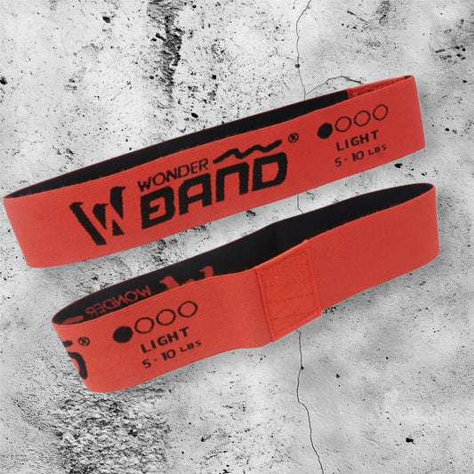 BANDA CERRADA EN TELA ROJA