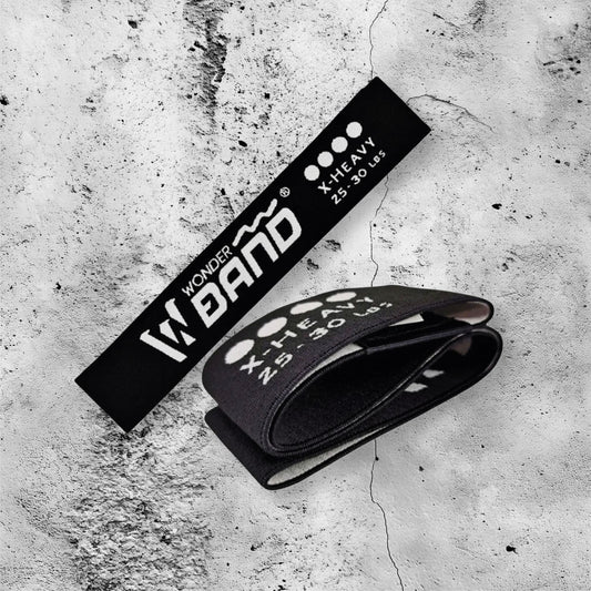 BANDA CERRADA EN TELA NEGRA